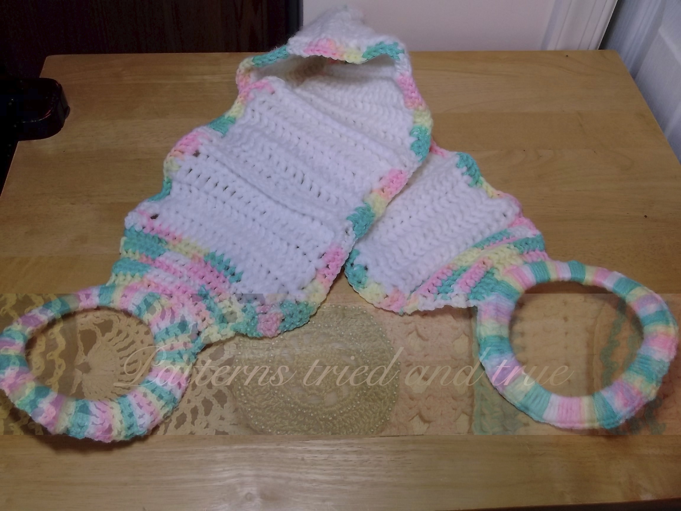 Crochet Pattern DIY Spa Day Back Scrubber, Great for Sensitive Skin on