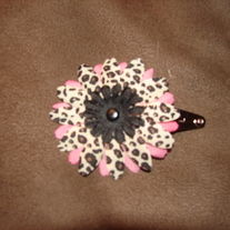 Cheetah Hair Clip