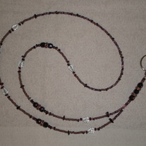 Beaded Lanyard Violet