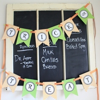 Printable Trick or Treat Banner