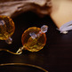 Simple Gold Drops Necklace and Earring Set - Thumbnail 3
