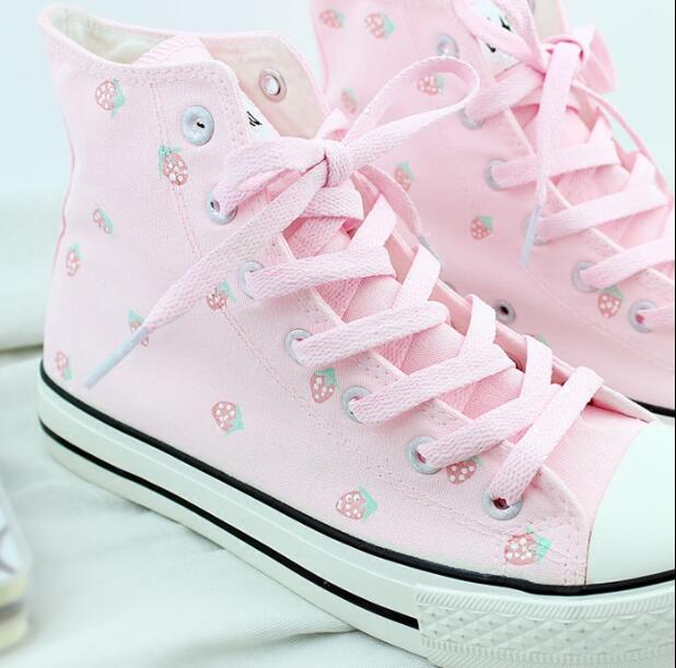 strawberry milk sneakers