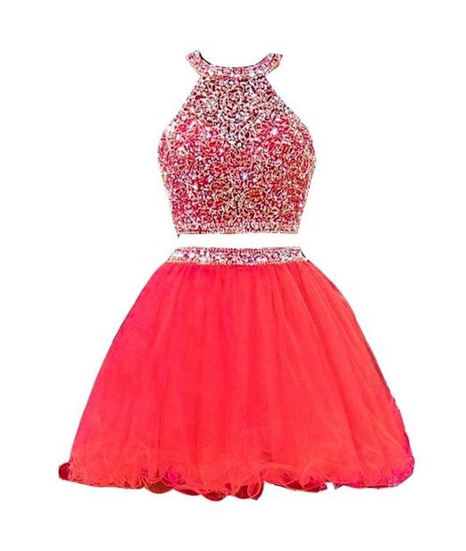 2 Piece Short Prom Dresses