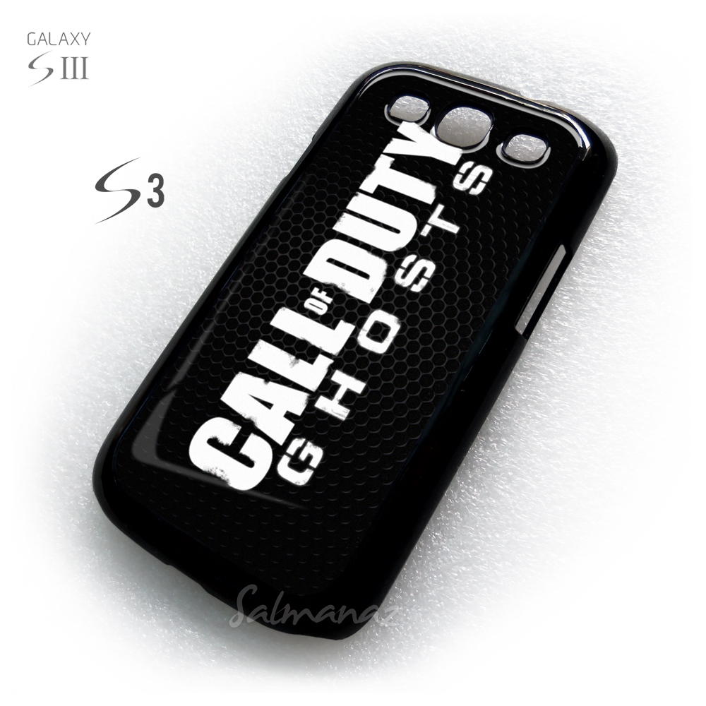 Call of Duty Ghost Grunge Text Samsung Galaxy S3 Cover Case