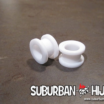 White Acrylic Screw Fit Tunnels