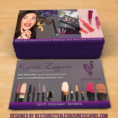 Younique 183 Kz Creative Services 183 Online Store Powered By Storenvy Younique Business Card Template