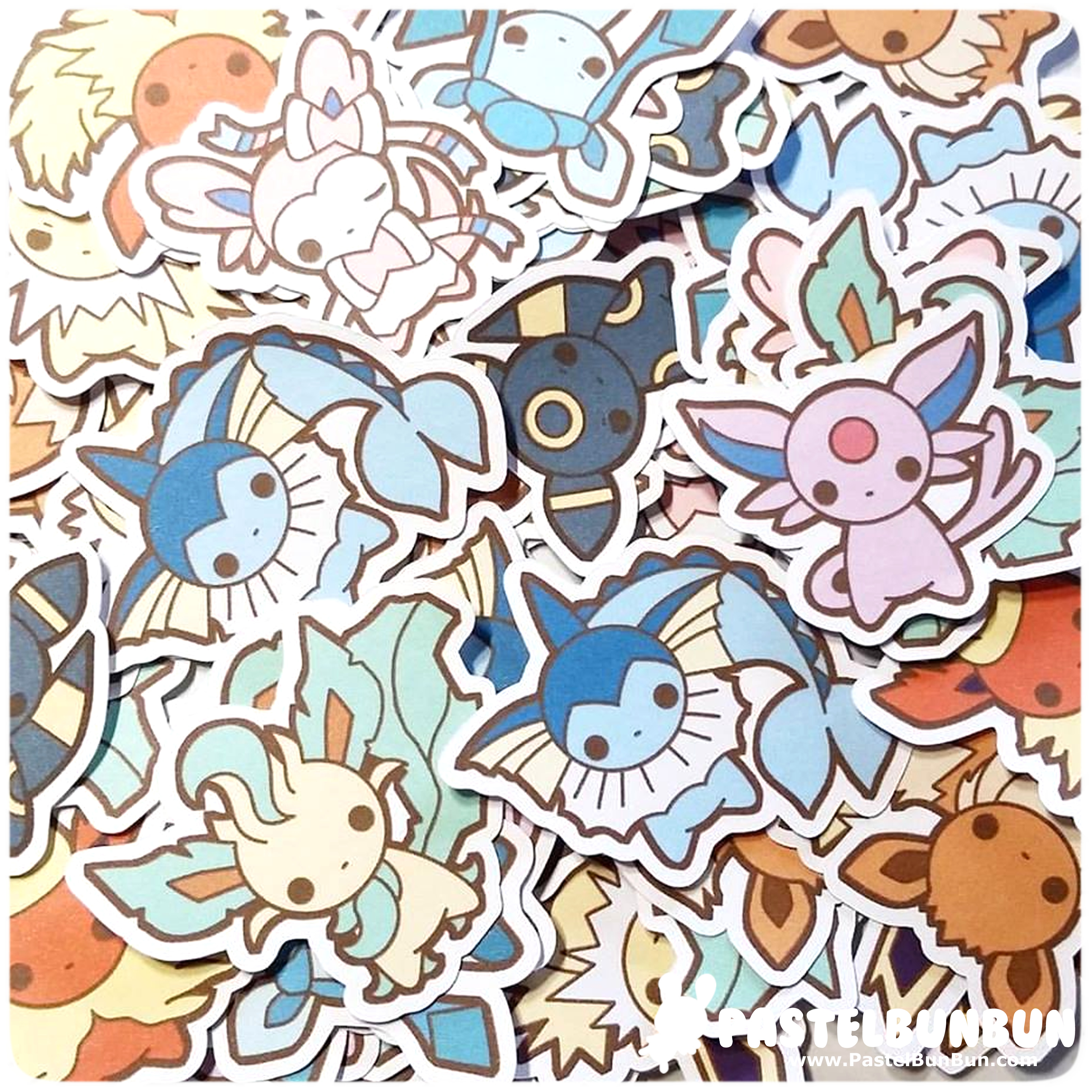 Eeveelution Sticker Pack on Storenvy