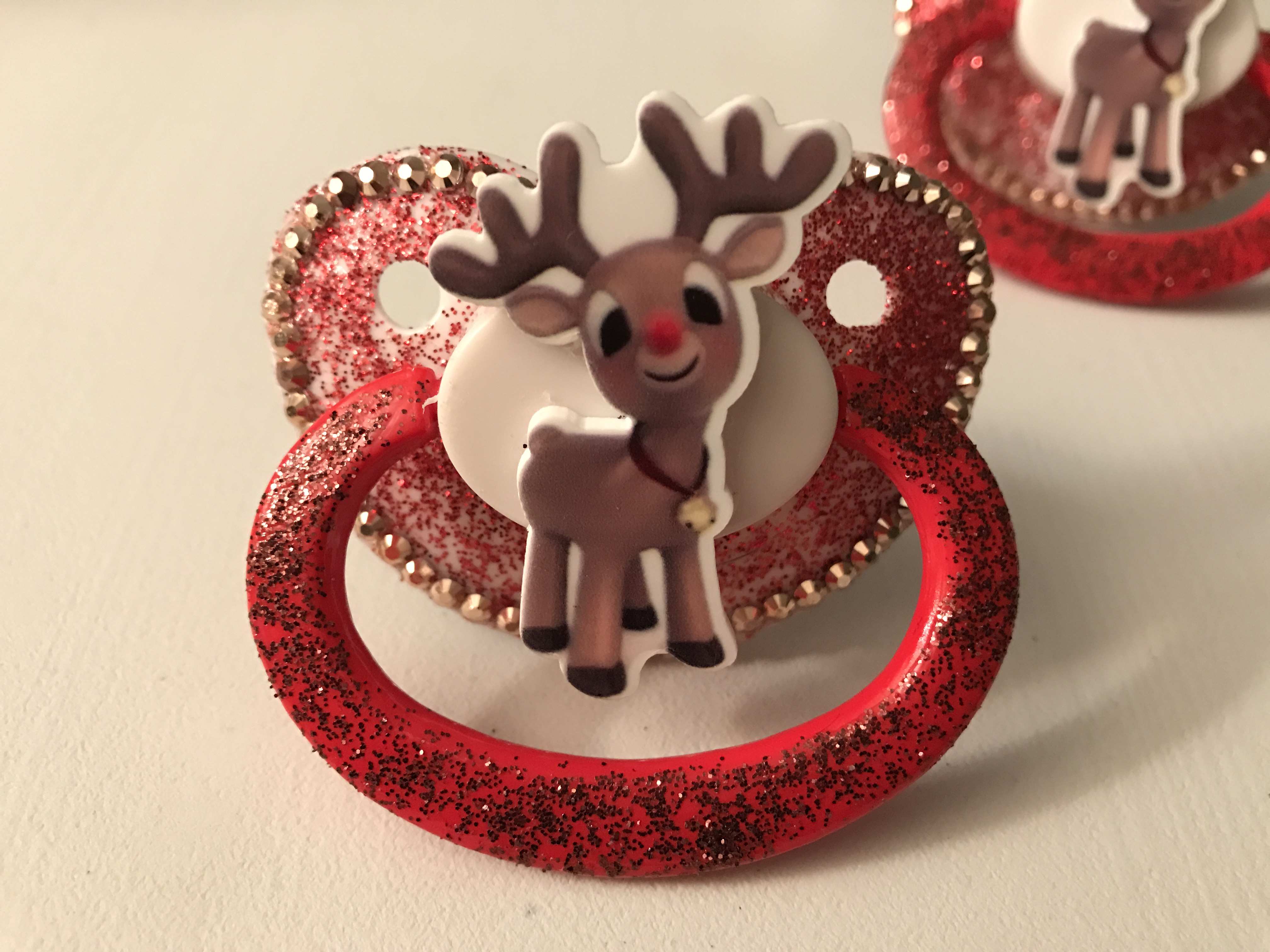 CHRISTMAS Themed Pacifier ABDL Adult Pacifier little space, Daddy