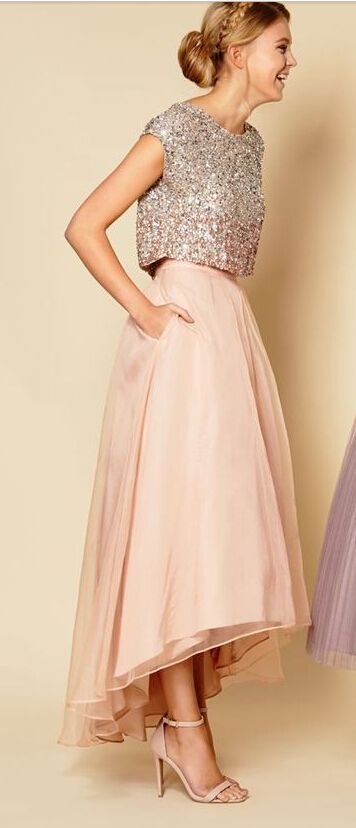 Two Piece Evening Gowns