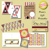 Full Collection - Pirate Party Printables