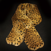 Leopard Faux Fur Scarf