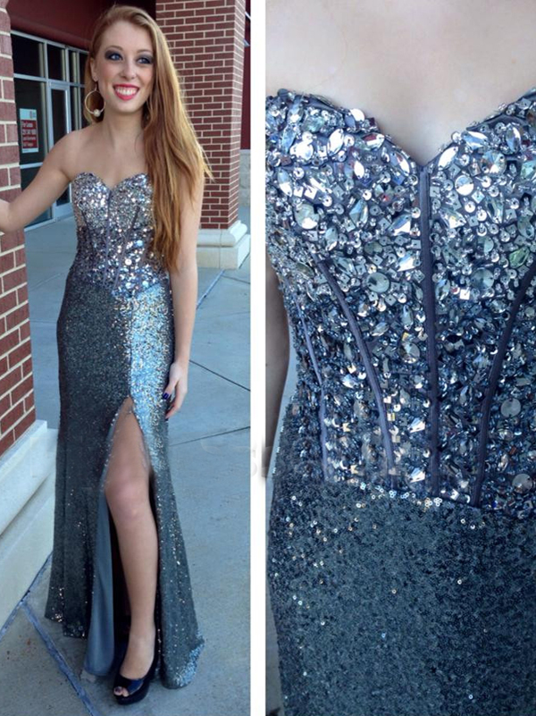 Sheath Column Sweetheart Evening Dress