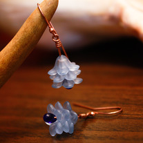 3 Layered Floral Drop Earrings