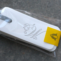 Monogram TAGS, letters U-Z letterpress s/10