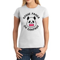 Junior Fit Ladies' T-Shirt - Kawaii Rogue Panda on Rampage