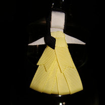 Belle of Beauty and the Beast Princess Inspired Ribbon Sculpture Hair Clip Boutique Bow