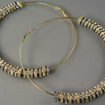 Poparazzi Basketball Wives Gold Hoop Earrings