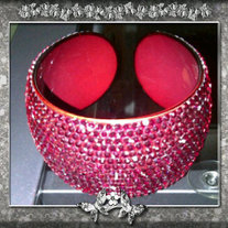 Rhinestone Pink Cuff