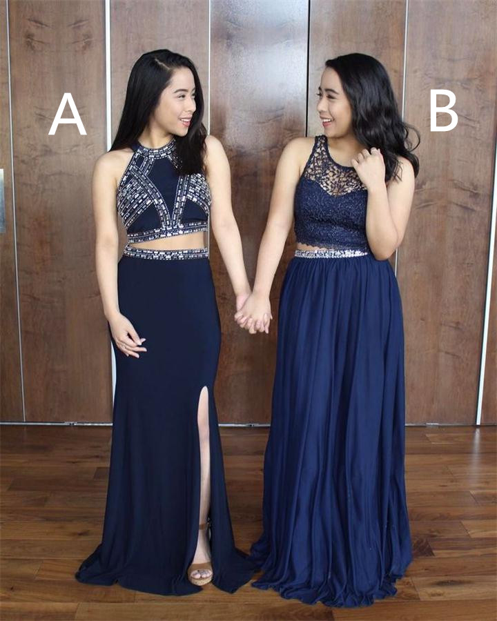 Navy Blue Prom Dresses