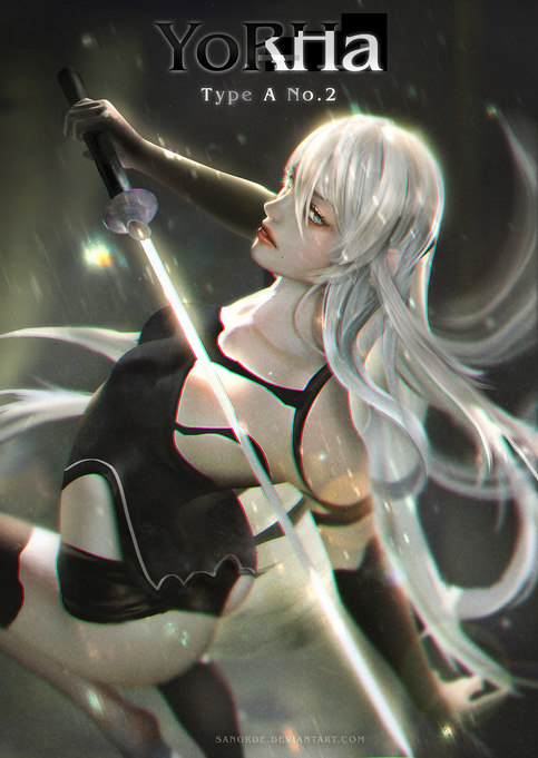 nier automata 2b blowjob