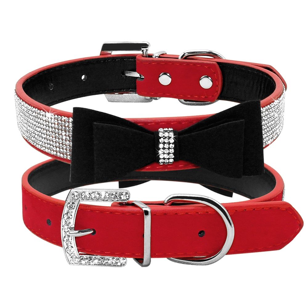 Rhinestone Dog Bow Collar · MissTaken's Boutique · Online Store Powered
