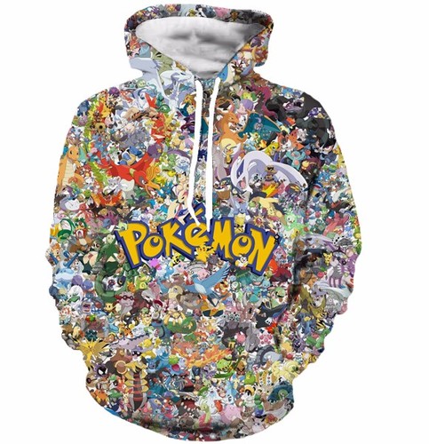 Gotta Catch Em All Cute Pokemon Go Anime Characters 3d Hoodie On Gotta Catch Em All Cute Pokemon Go Anime Characters 3d Hoodie On