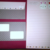 Pig Rabbit Letter Set