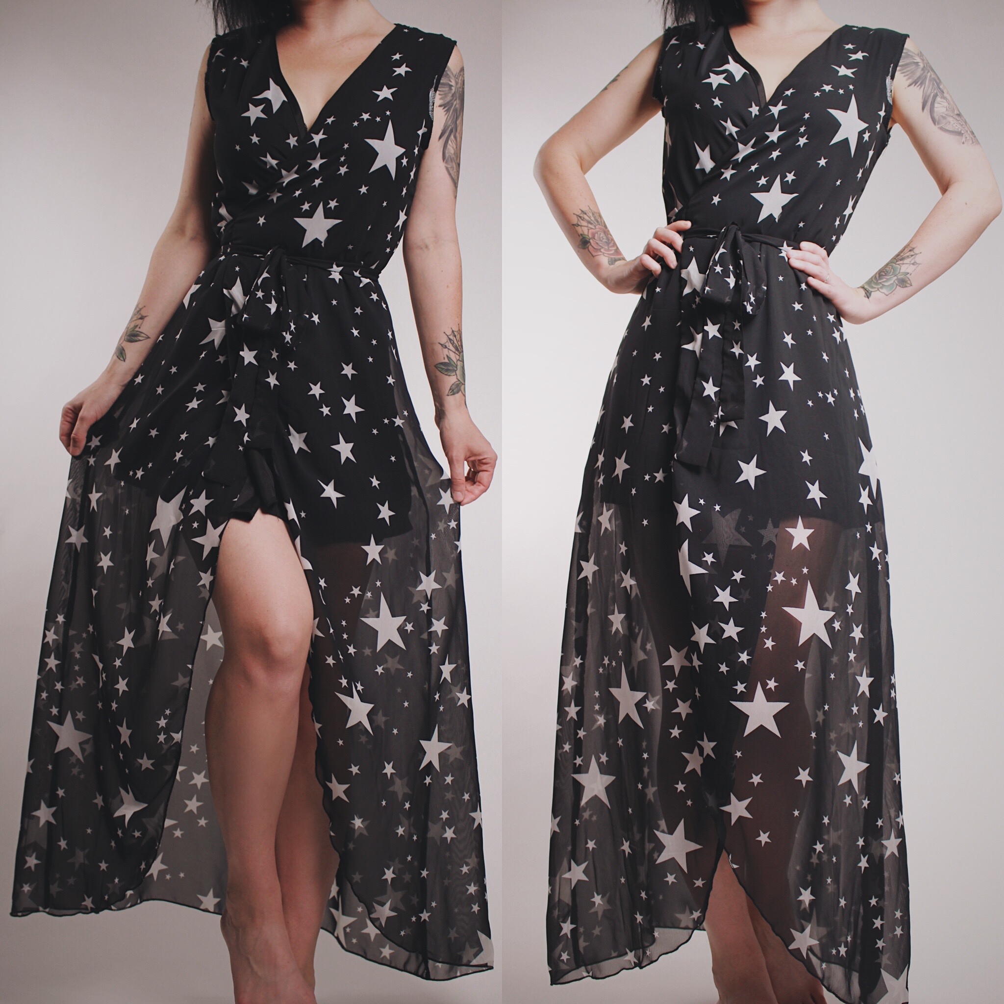 sexy blue sequin dress