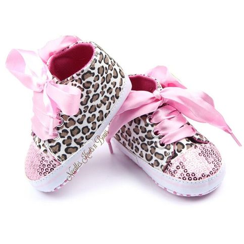 Leopard print childrens shoes Clearance