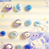 Happy Cloud Magnets