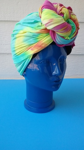 Tie Dyed Hair Scarf Sold By Jamericanvibes On Storenvy