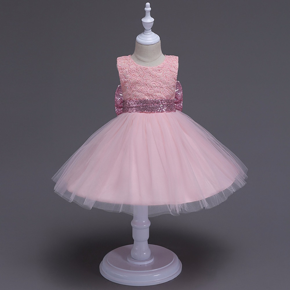 Pink Dress with Bow