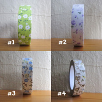 Floral Fabric Tape