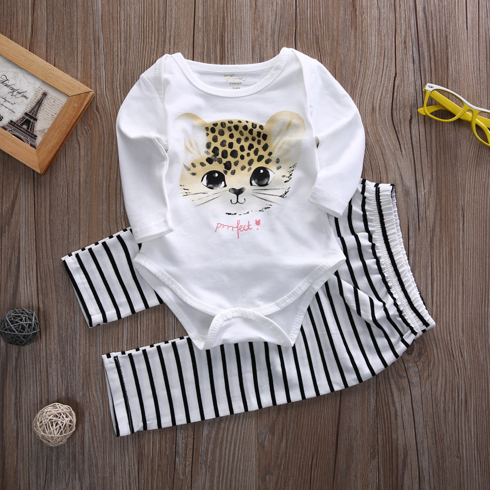 P.S. I Love You More Boutique Prrrfect Onesie and Pants Set