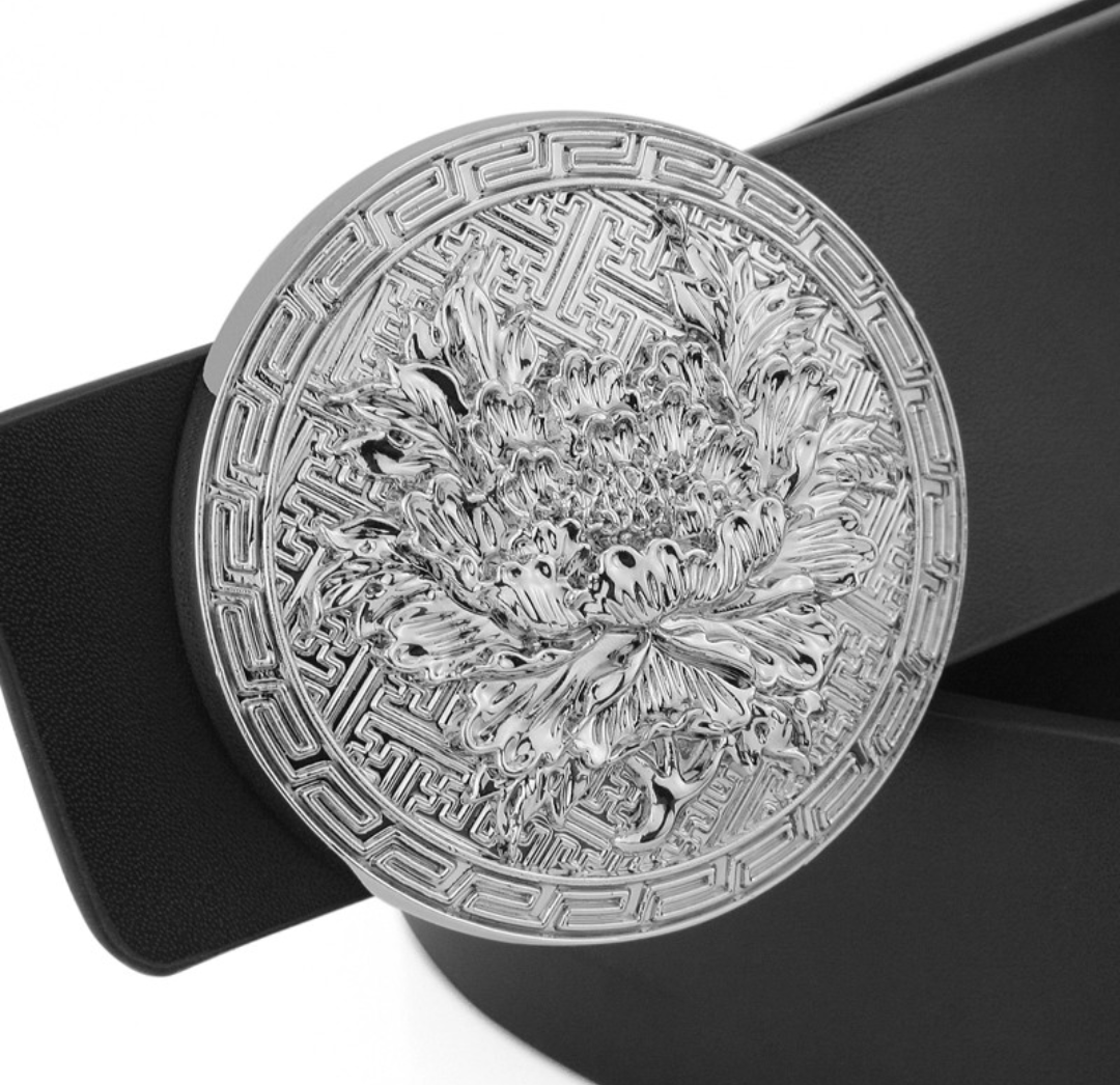 Round belt buckle luxury on Storenvy