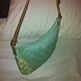  Gucci Beautiful Small Hobo. Excellent Condition Leather trim Gold Hardwar - Thumbnail 3