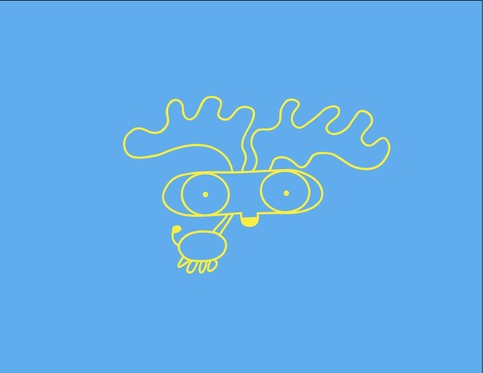 Turquoise Moose Shirt