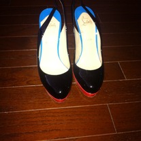 Christian Louboutin Bianca Patent Sling Back (Size 40 ) US 10