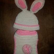 Bunny photo prop set