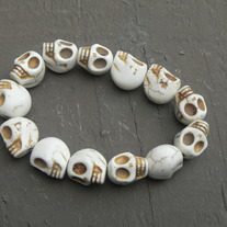 Small White Skull Bracelet
