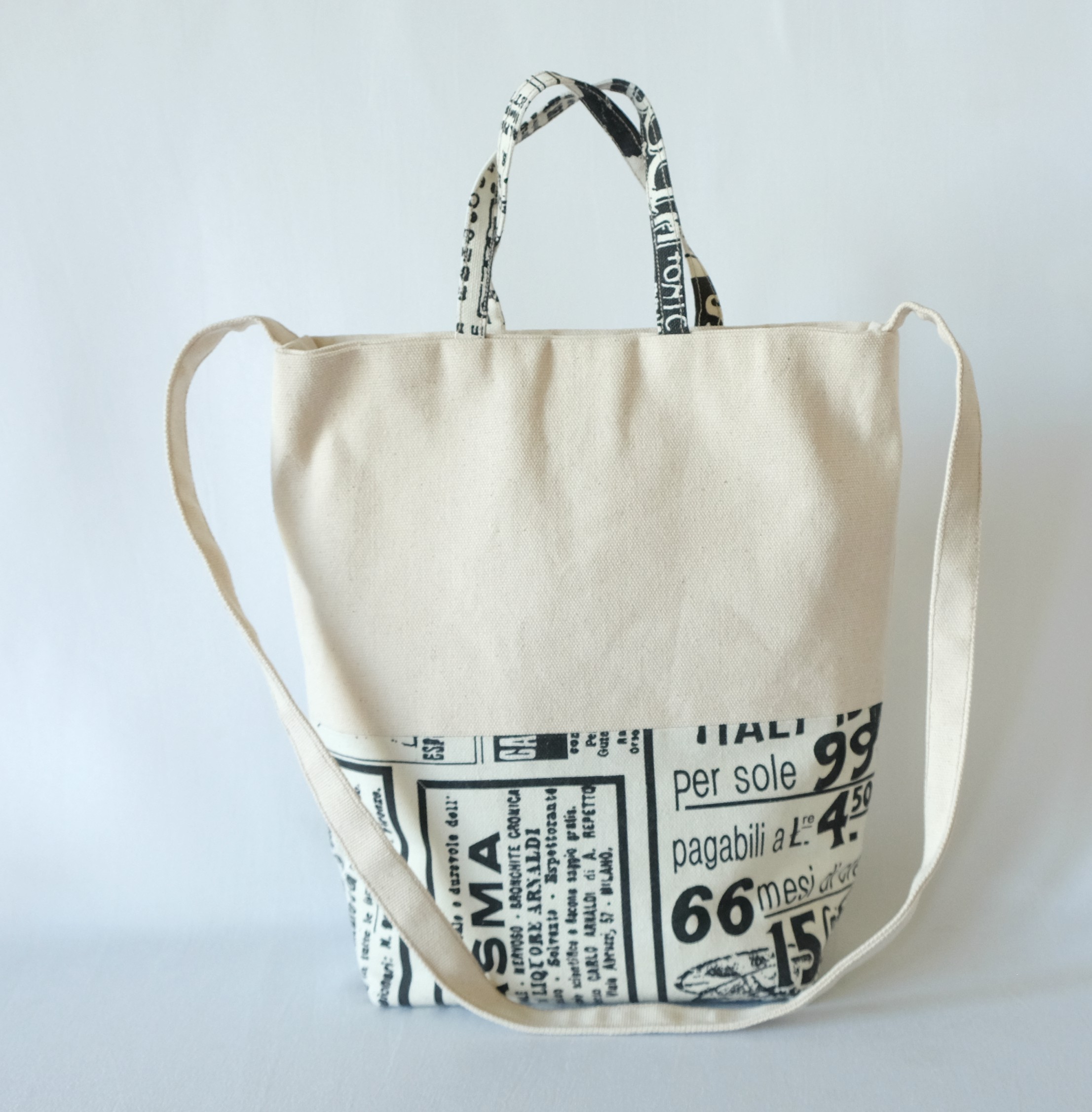 Tote Bag 'Newsprint 2' · Kikay Designs · Online Store Powered by Storenvy