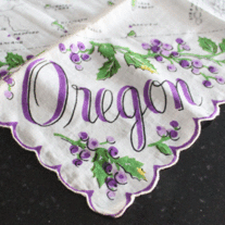 Franshaw Souvenir Hankie - Oregon
