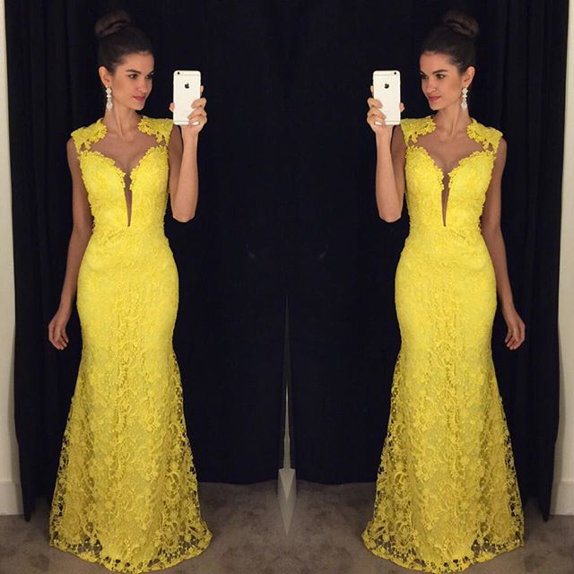 yellow homecoming dresses 2018