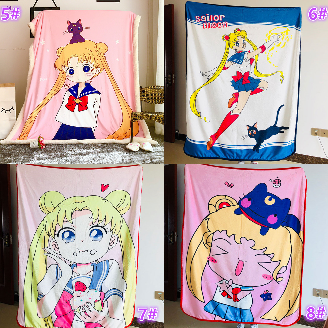 Sailor moon sheets / blankets · Harajuku fashion · Online Store Powered