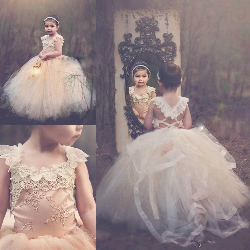old fashioned flower girl dresses