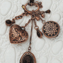 Vintage Triple Charm Necklace
