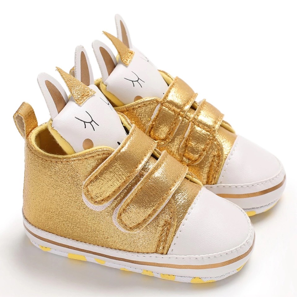 gold unicorn shoes