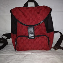 Gucci Red back pack handbag........! 