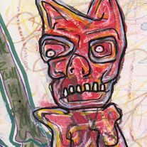 LUSTAV - original painting on paper art
