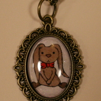 Flopsy Bunney Pendant Necklace